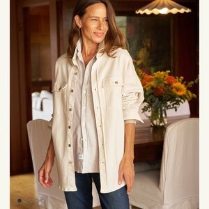 Frank And Eileen Mcloghlin Italian Dream
Denim Shirt Size M/L Beige Button Up